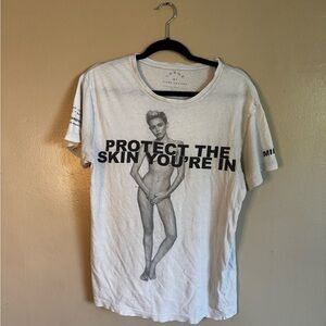 Marc Jacob’s Miley White Graphic T-Shirt